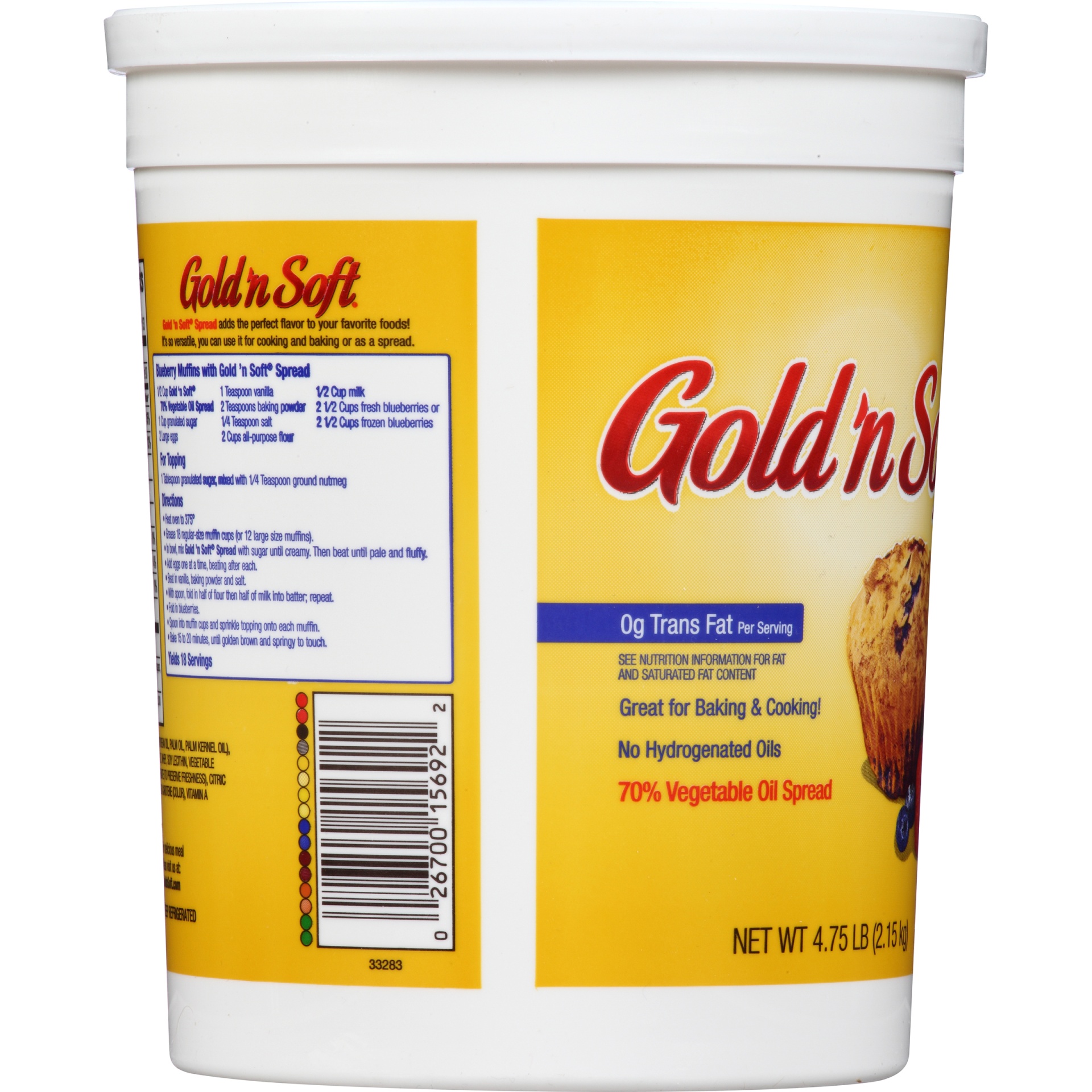 slide 4 of 6, Gold 'n Soft Margarine Spread, 76 oz