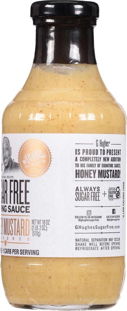 slide 3 of 3, G Hughes Sugar Free Honey Mustard Dipping Sauce 18 oz, 18 oz