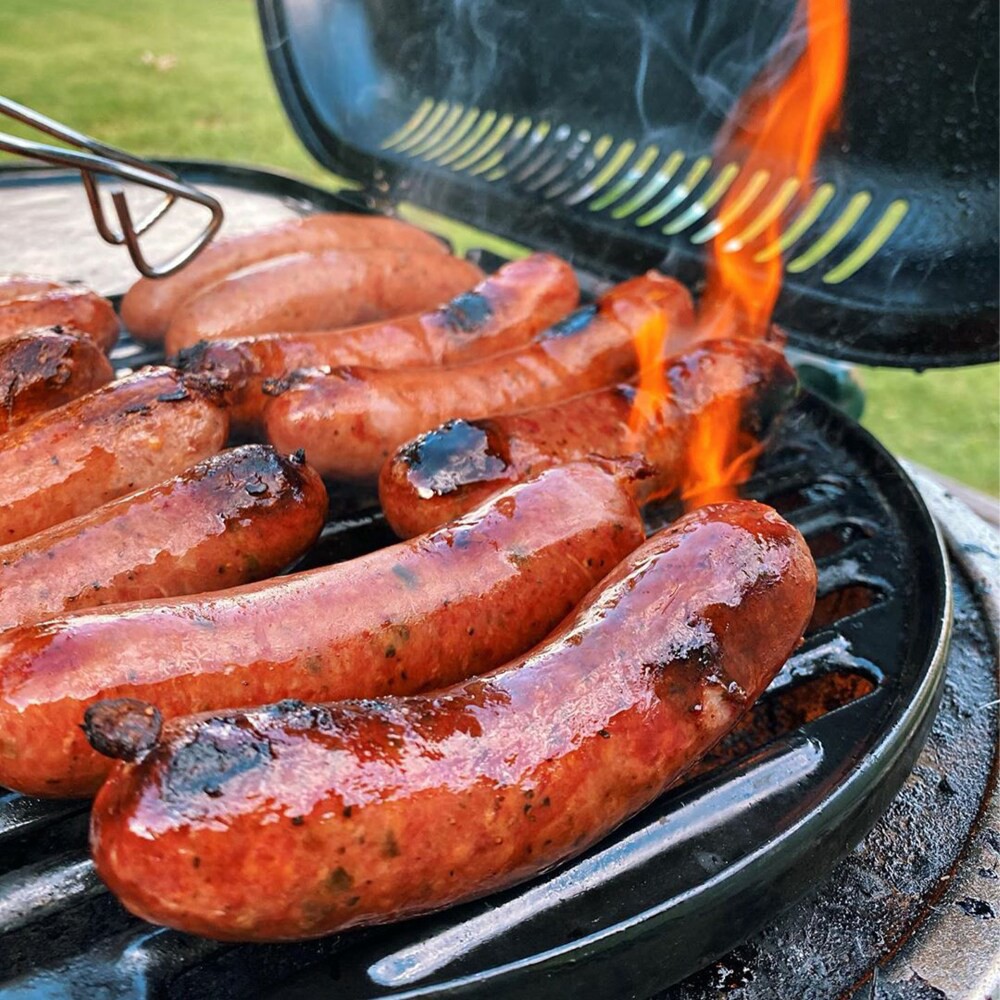 slide 3 of 5, Kiolbassa Beef Hickory Smoked Sausage, 13 oz