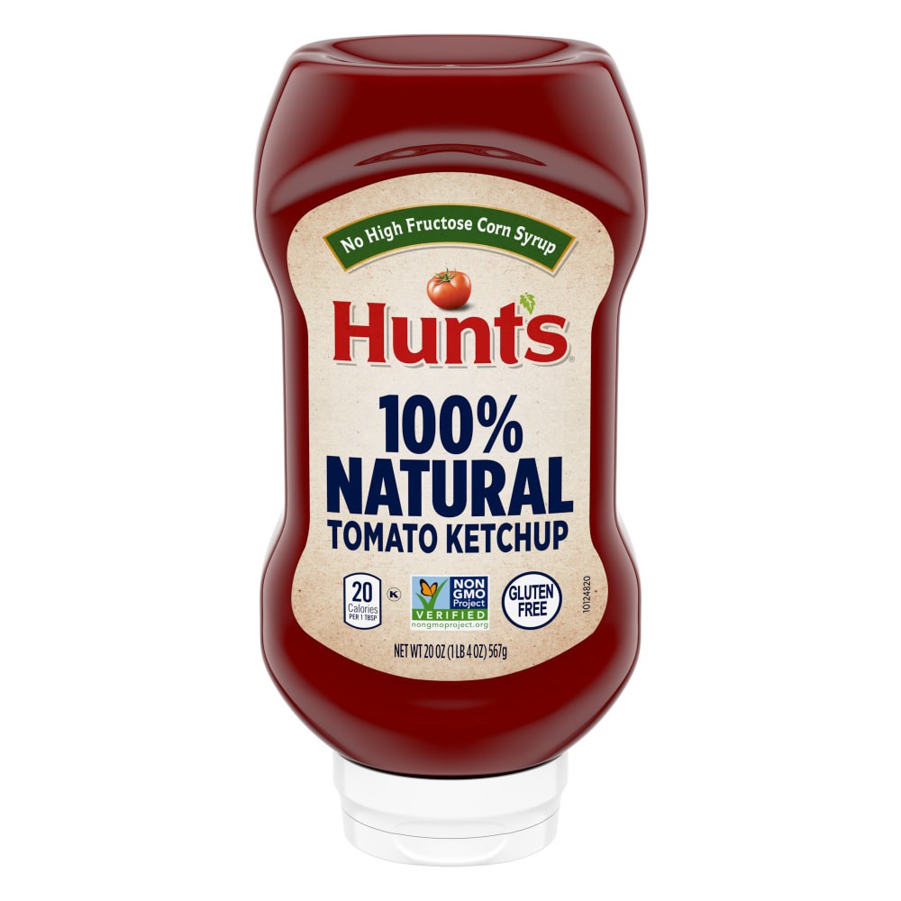 slide 3 of 6, Hunt's Thicker & Richer 100% Natural Tomato Ketchup 20 oz, 20 oz