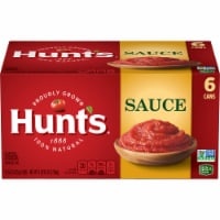 slide 1 of 1, Hunt's All Natural Tomato Sauce 6 Count, 90 oz
