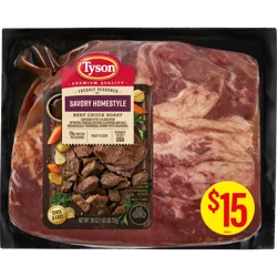 Tyson Premium Quality Savory Homestyle Beef Chuck Roast