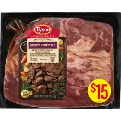 Tyson Premium Quality Savory Homestyle Beef Chuck Roast