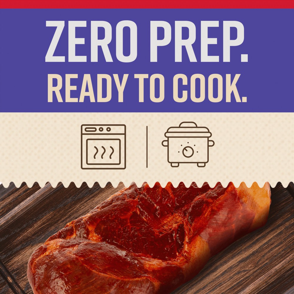 slide 6 of 6, Tyson Premium Quality Sweet & Smoky BBQ Seasoned Pork Butt Roast, 2 lb 4 oz