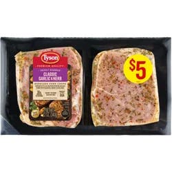 Tyson Pork Chops, Classic Garlic & Herb