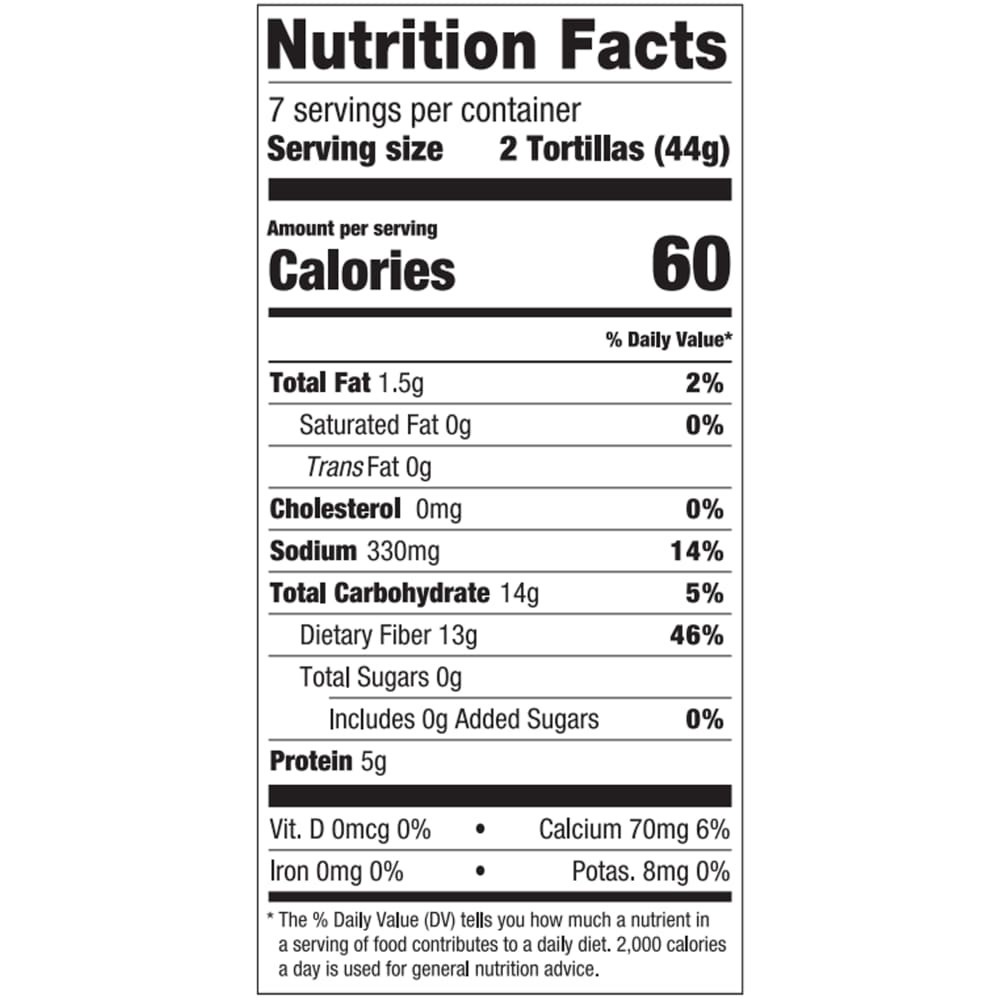 slide 2 of 5, La Banderita Carb Counter Street Taco, 4.5" Tortilla, Keto Certified, 14 ct