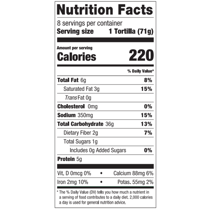 slide 5 of 5, La Banderita Burrito Grande Extra Large Flour Tortilla, 20 oz