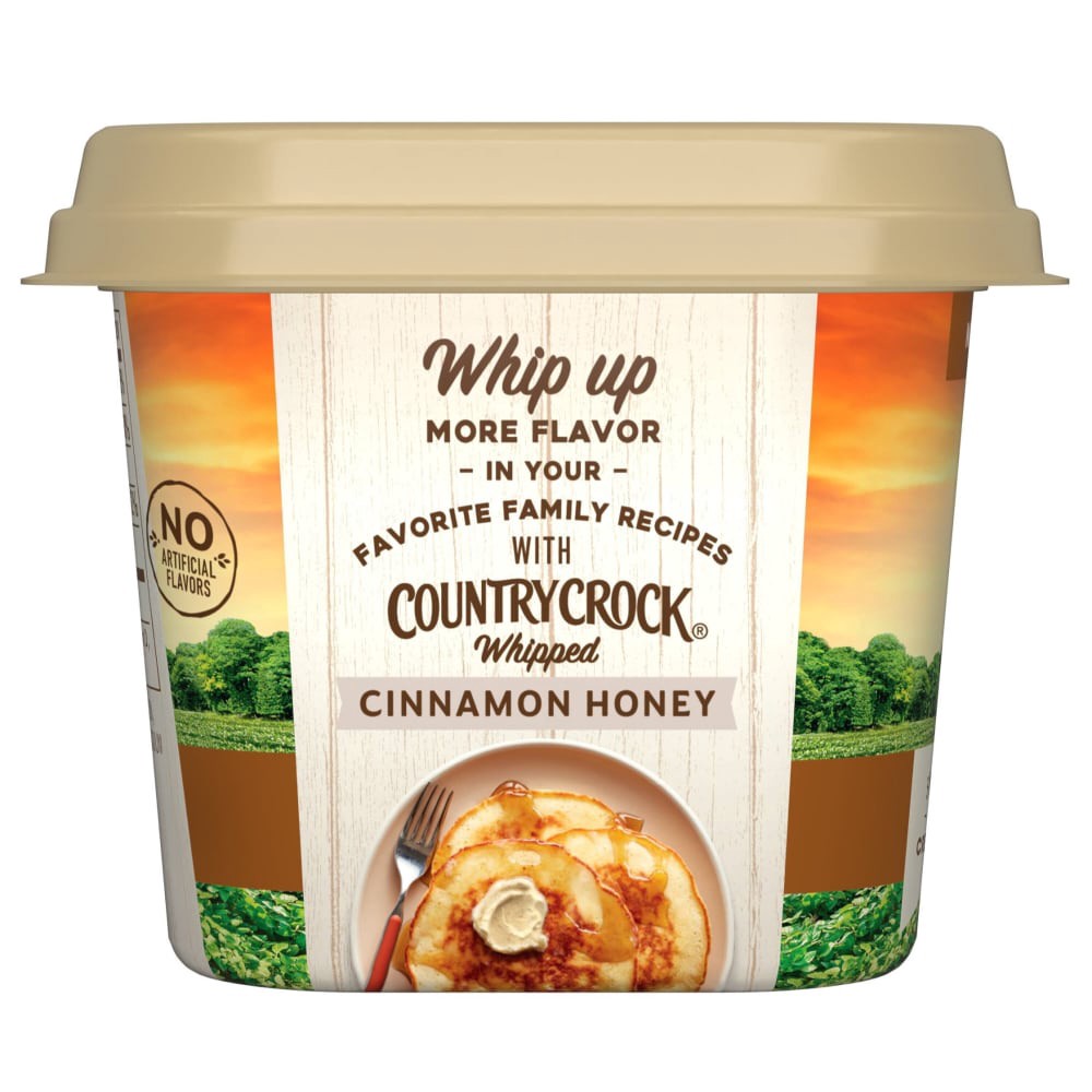 slide 3 of 6, Country Crock Whipped Cinnamon Honey Spread 8oz Tub, 8 oz