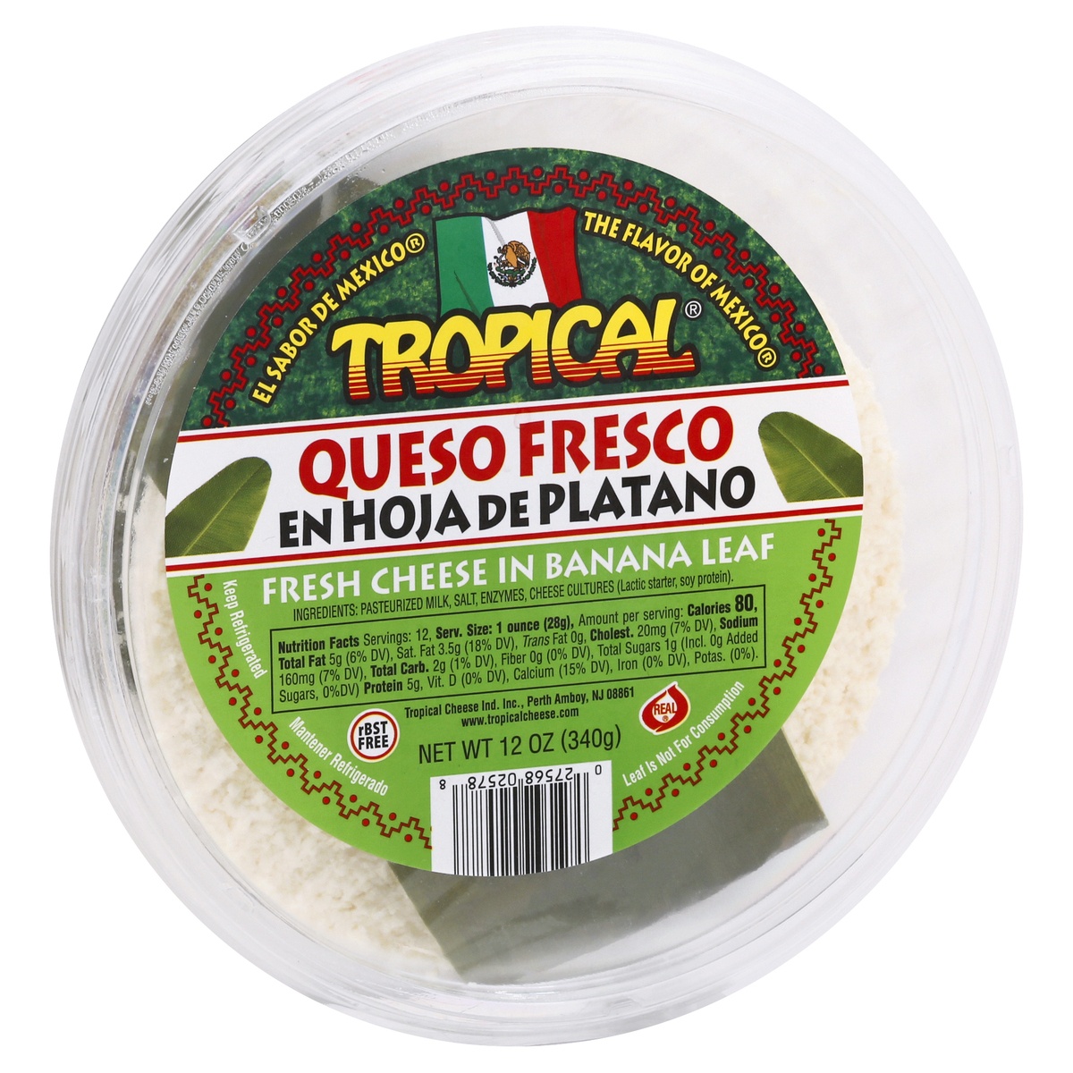 slide 5 of 10, Tropical Queso Fresco Cheese 12 oz, 12 oz