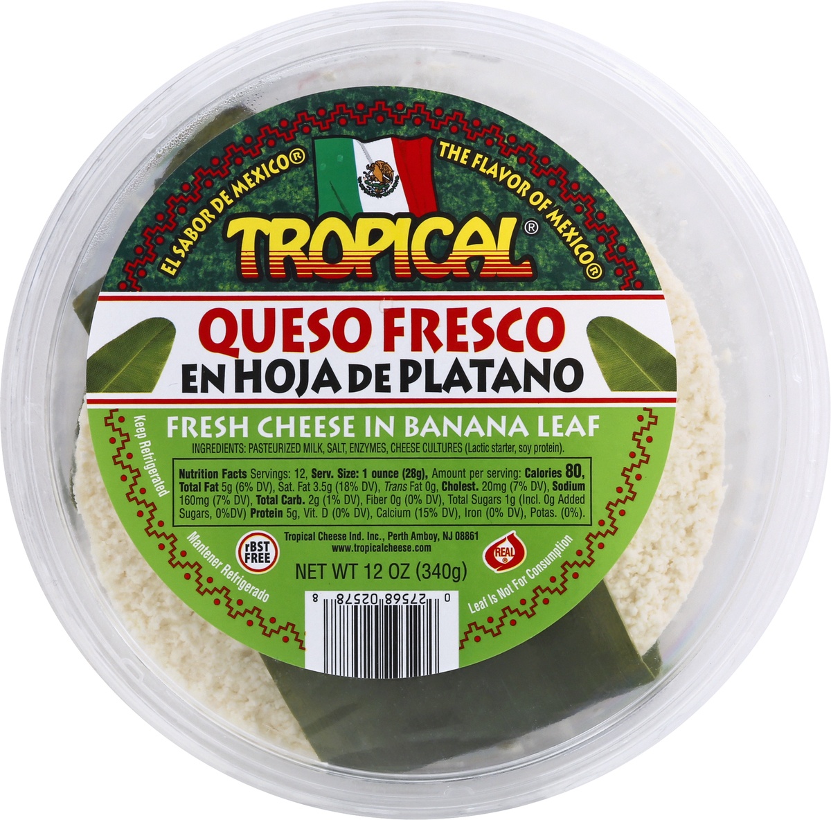 slide 10 of 10, Tropical Queso Fresco Cheese 12 oz, 12 oz