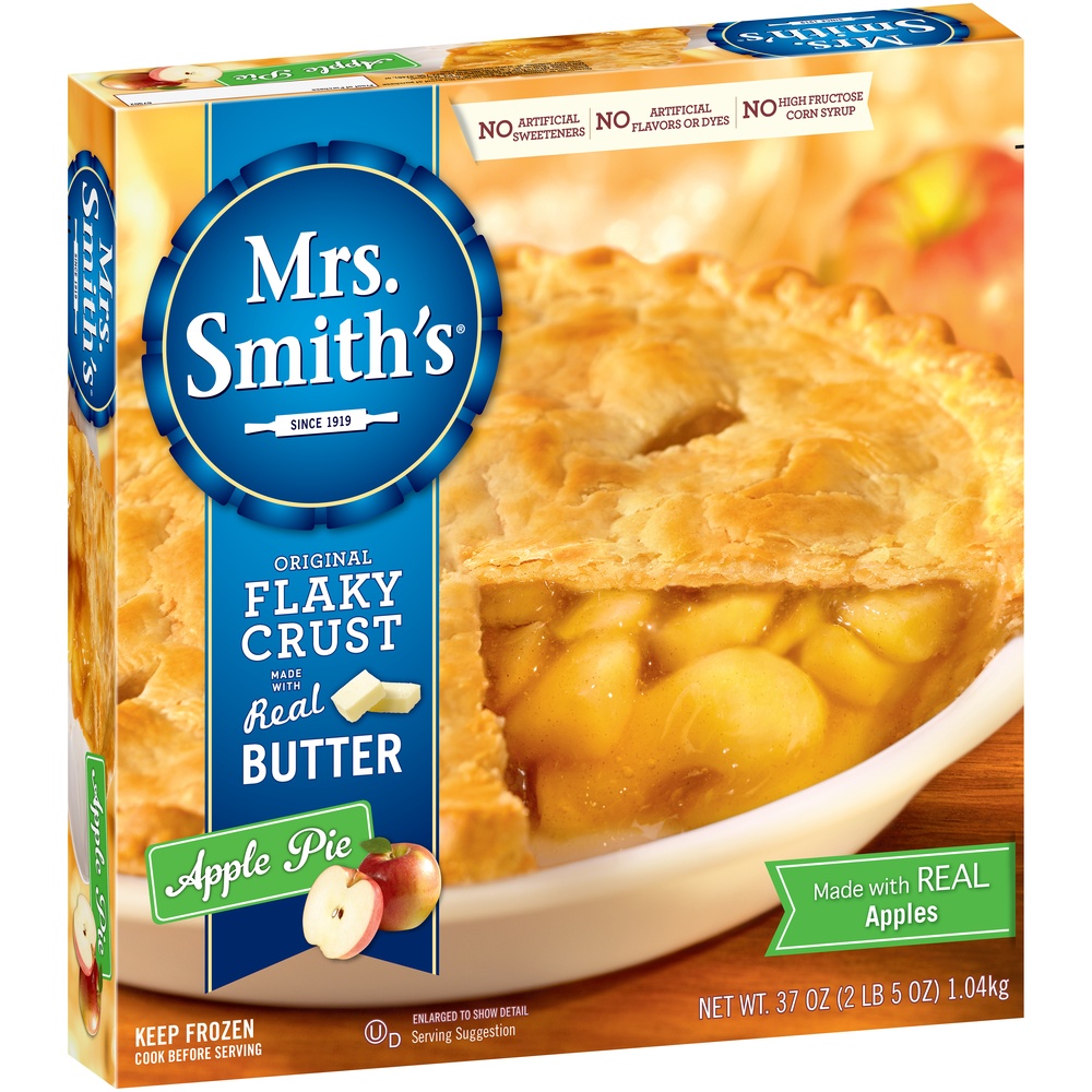 slide 2 of 8, Mrs. Smith's Pie, Pre Baked, Apple, 37 oz