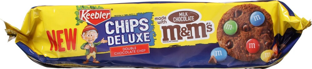 slide 2 of 4, Keebler Chips Dlxe Double Chocolate w/M&M's, 9.75 oz
