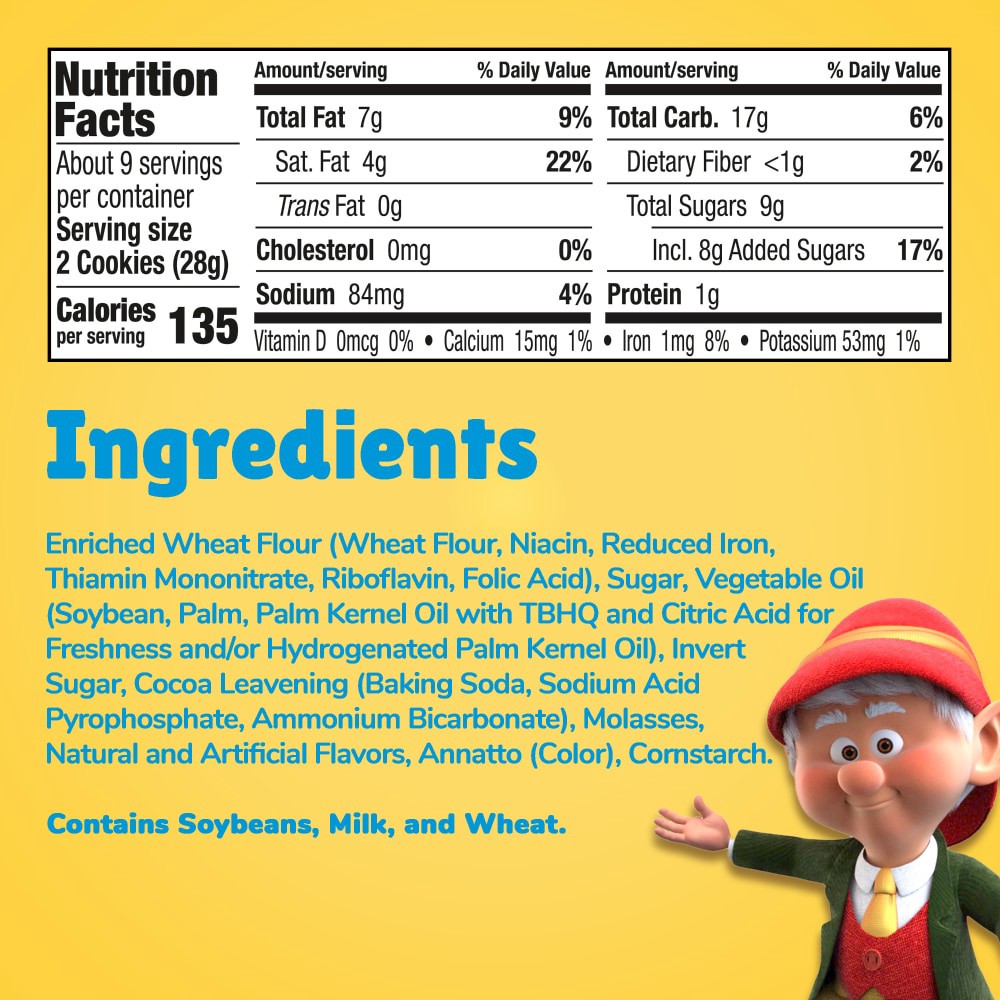 slide 3 of 6, Keebler Beetlejuice™ Fudge Stripes Cookies, 9.5 oz, 9.5 oz