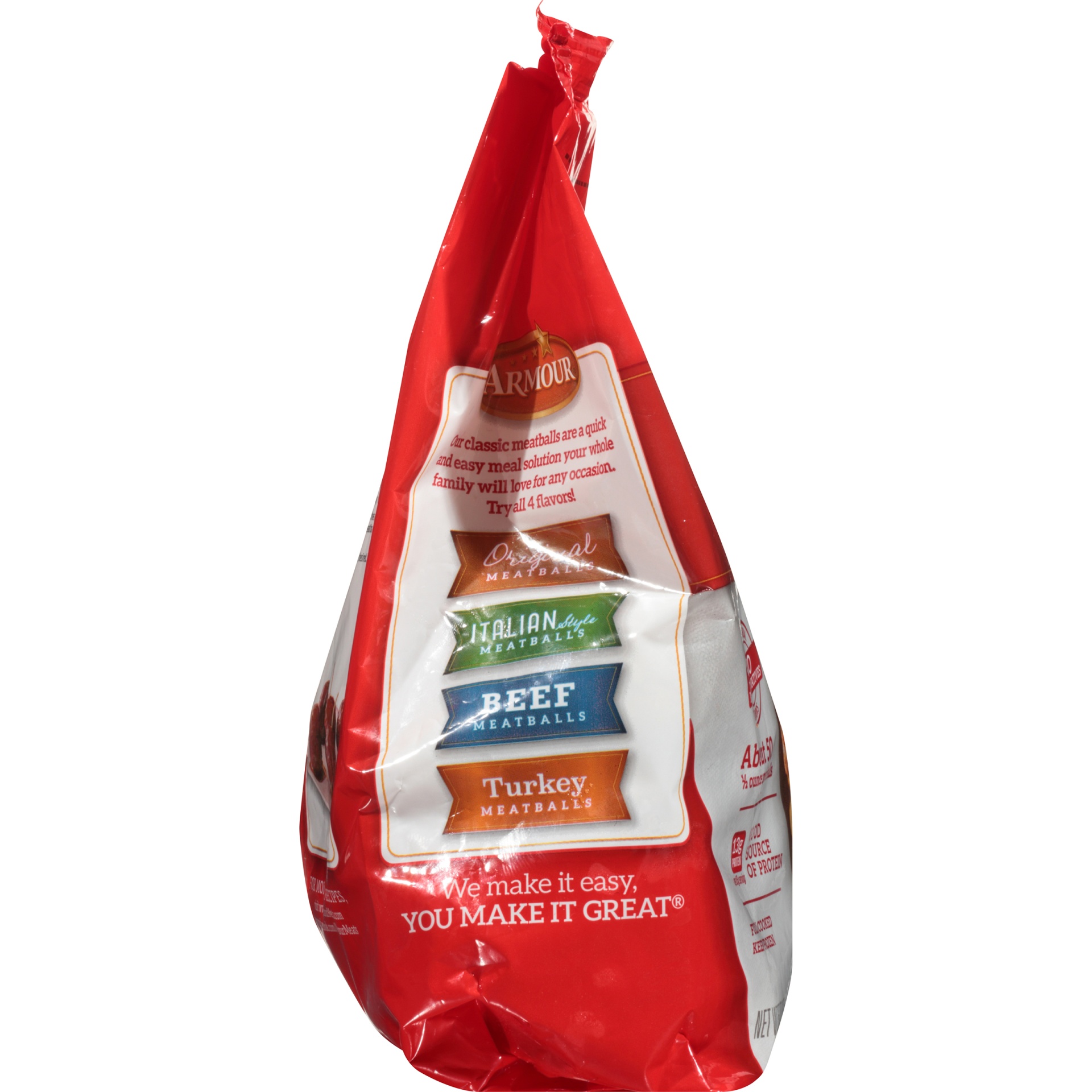 slide 2 of 6, Armour Original Meatballs, 25 oz