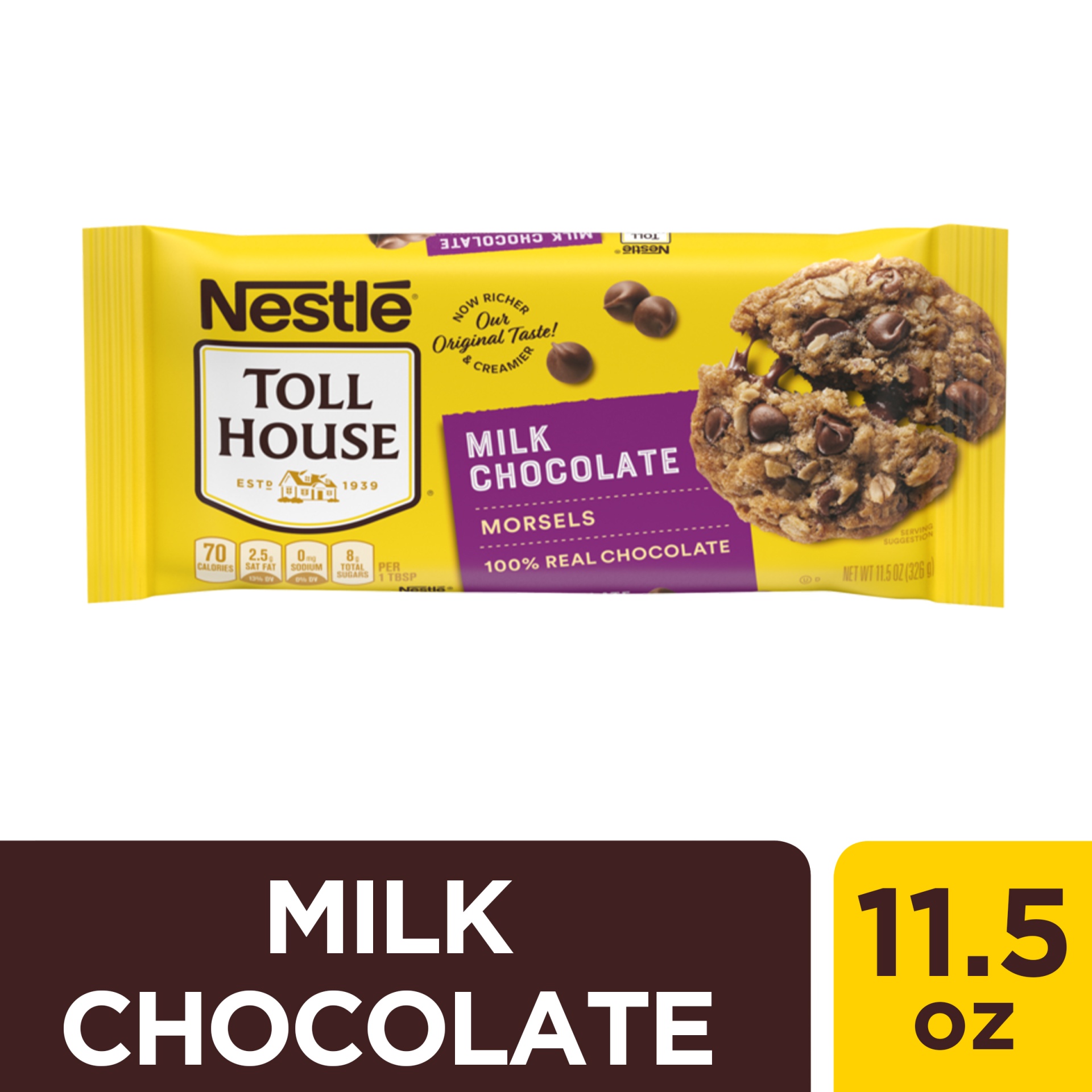 slide 4 of 9, Toll House Milk Chocolate Chips 11.5 oz., 11.5 oz