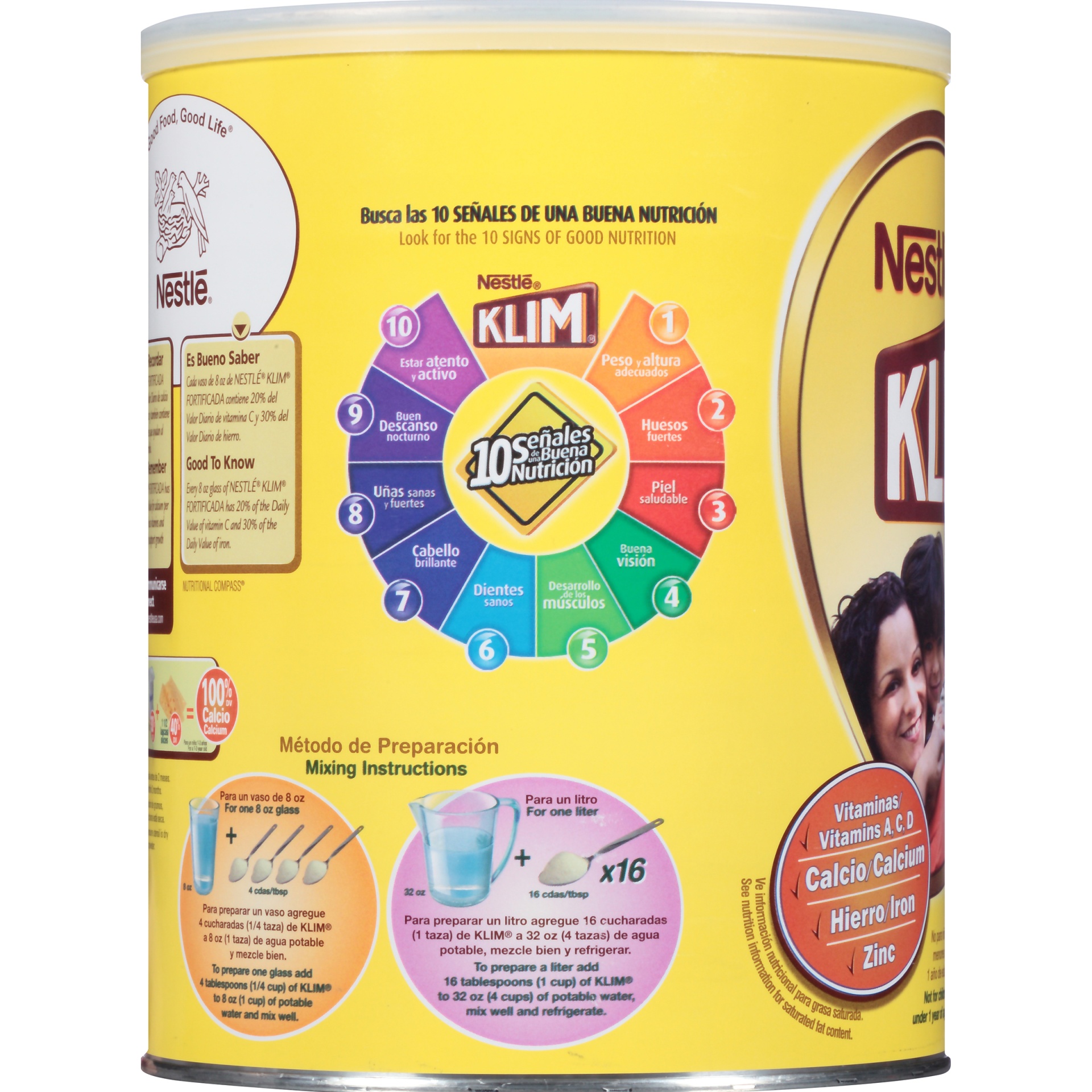 slide 5 of 6, Klim NESTLE KLIM Powdered Milk PREBIO 1 1600g, 3.5 lb