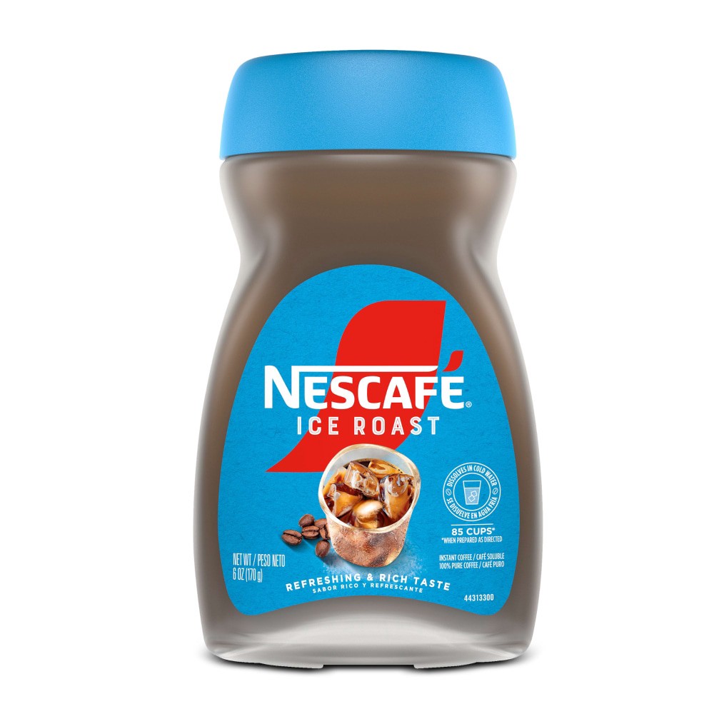 slide 6 of 6, NESCAFÉ ICE Ice Light Roast Instant Coffee, 6 oz