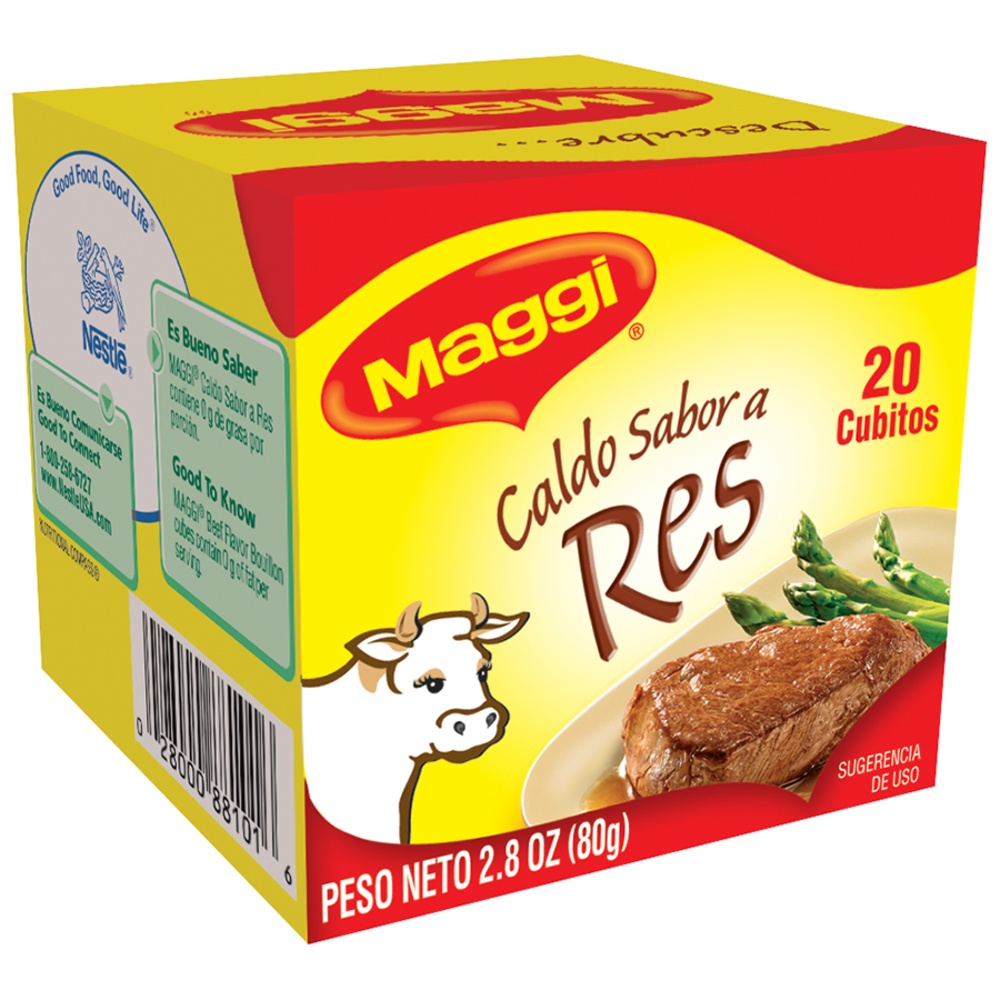 slide 4 of 5, Maggi Beef Flavor Bouillon Cubes 20 Count, 2.8 oz