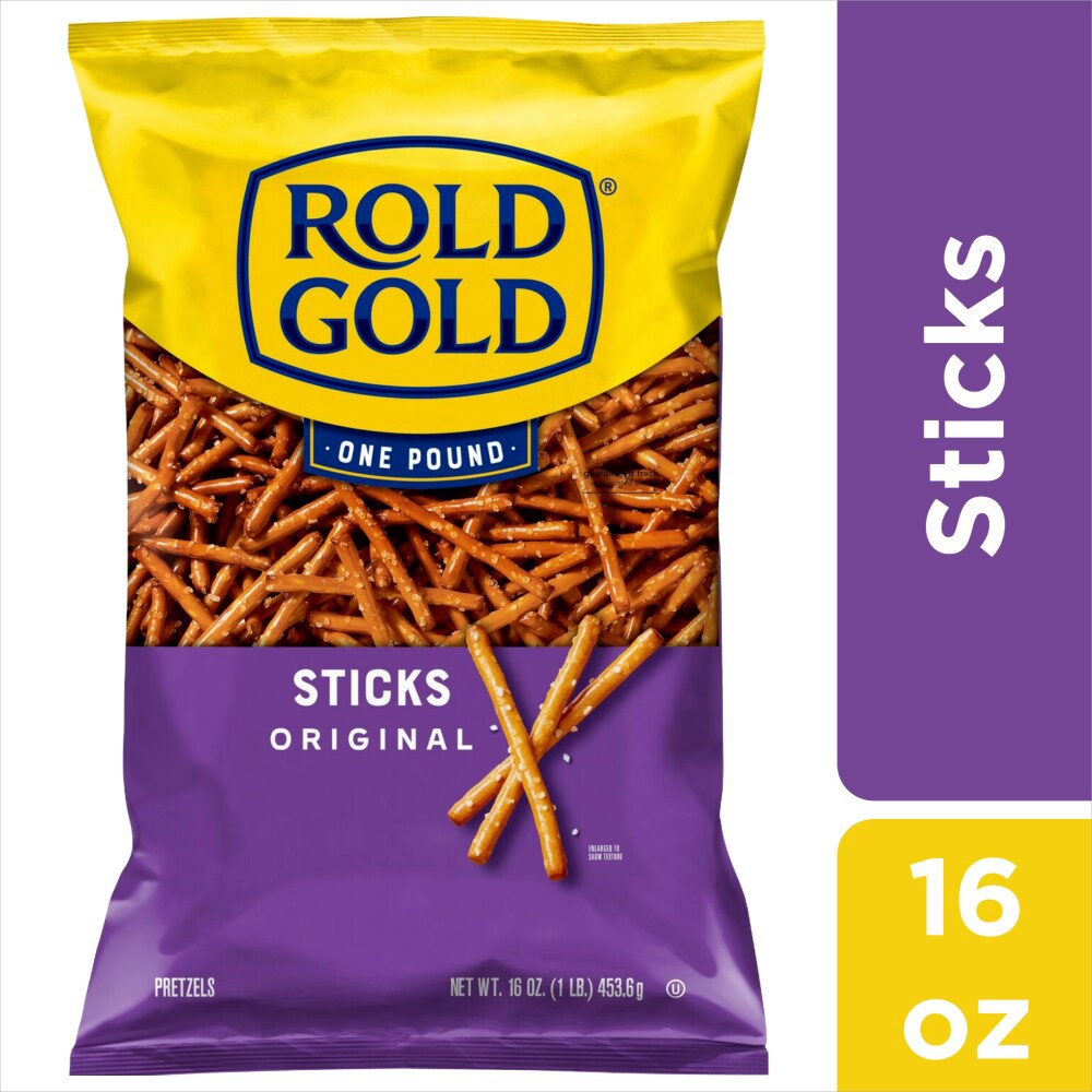 slide 2 of 2, Rold Gold Original Sticks Pretzels 16 oz Bag, 16.0 oz