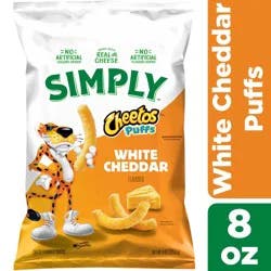 Cheetos Cheese Flavored Snacks, White Cheddar Puffs