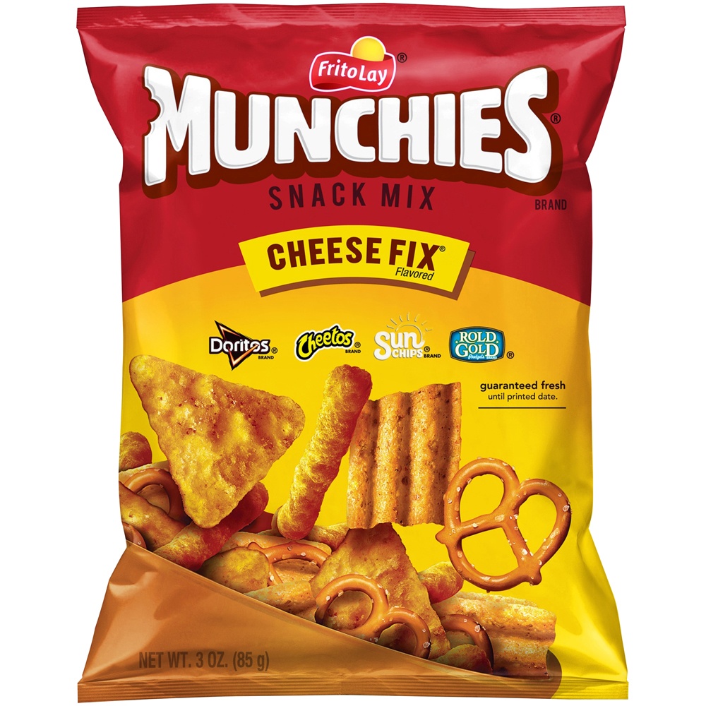 slide 2 of 4, Munchies Snack Mix Cheese Fix, 3 oz