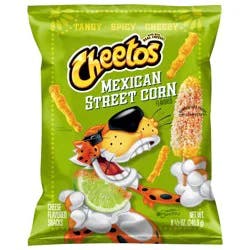 Cheetos Cheese Flavored Snacks Mexican Street Corn Flavored 8 1/2 Oz