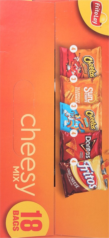 slide 5 of 5, Frito-Lay Cheesy Chip & Snack Mix, 18 Individual Bags, 18 ct