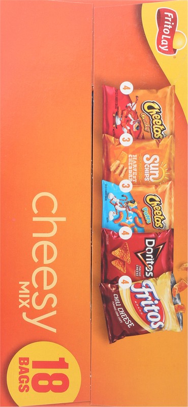 slide 2 of 5, Frito-Lay Cheesy Chip & Snack Mix, 18 Individual Bags, 18 ct