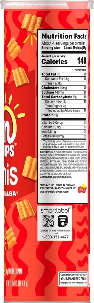 slide 3 of 5, SunChips Whole Grain Snacks, Garden Salsa Flavored, Minis, 3.75 oz