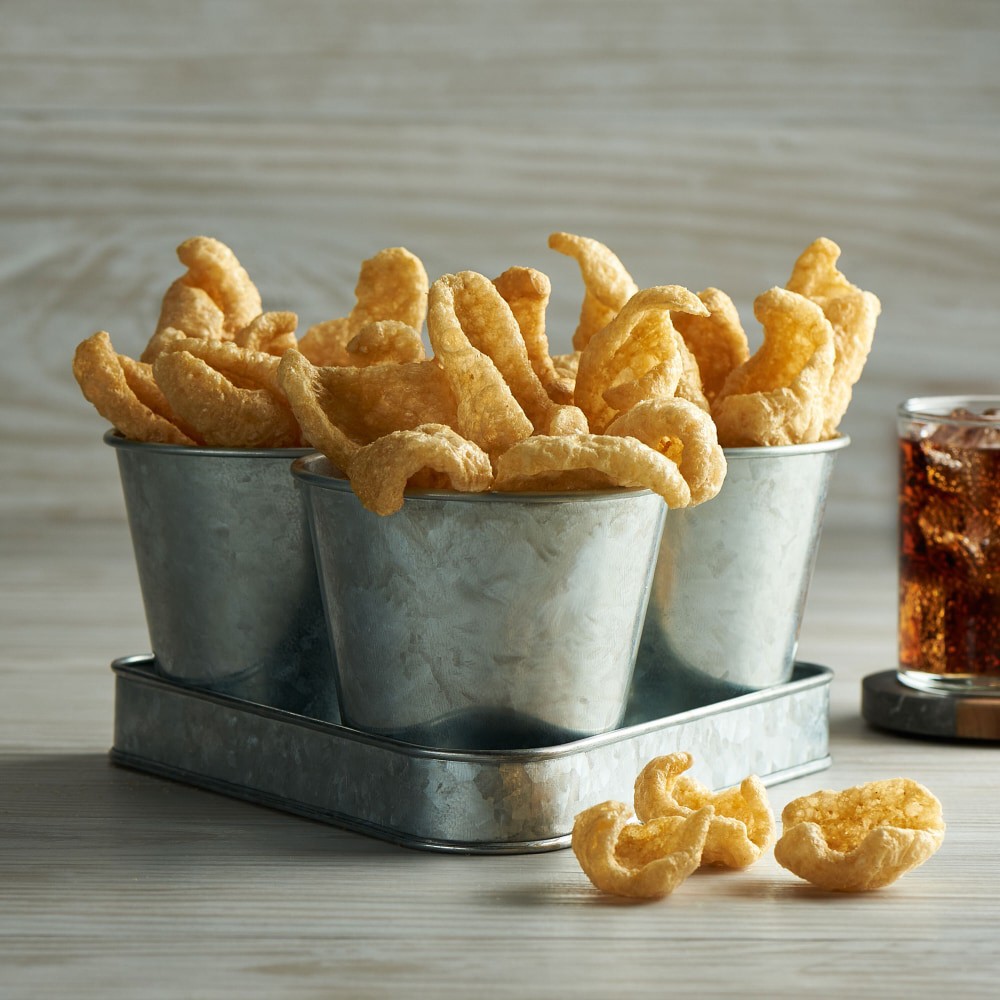 slide 3 of 6, BAKEN-ETS Fried Pork Skins, Traditional, 4 oz