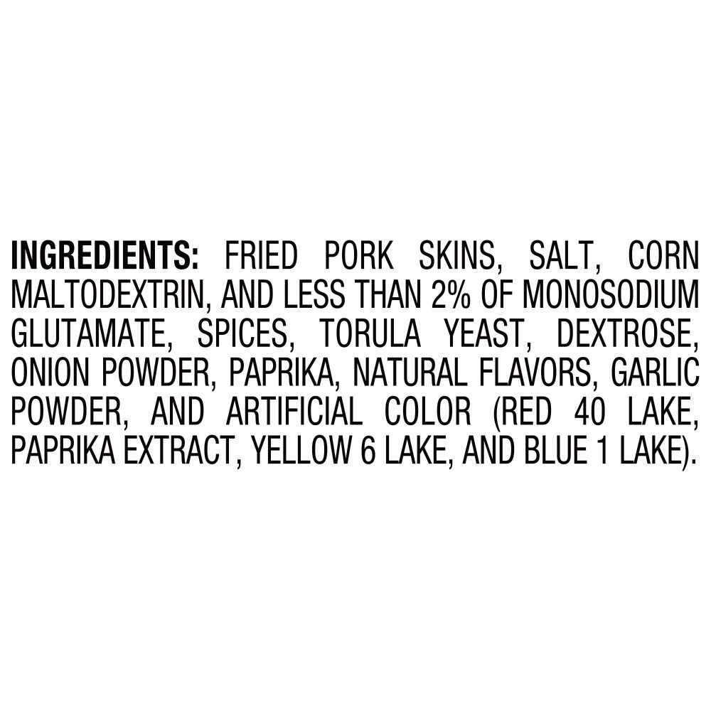 slide 4 of 6, BAKEN-ETS Chicharrones, Hot 'N Spicy Flavored, 4 oz