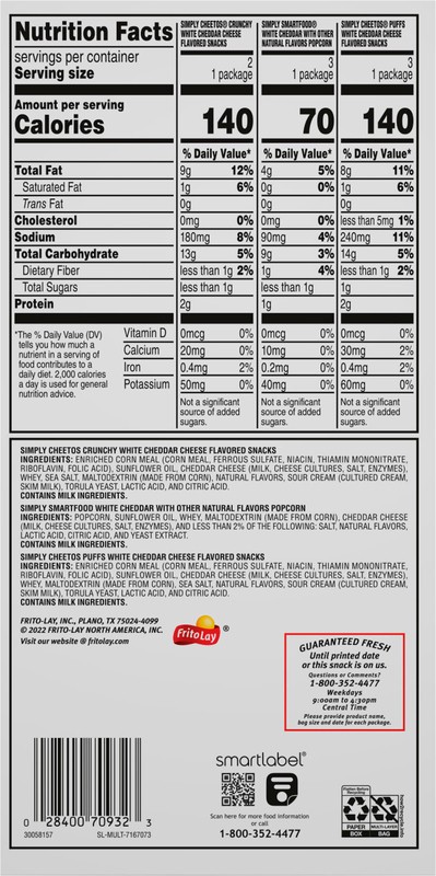 slide 5 of 5, Frito-Lay Simply Variety Snack Packs, 8 Count, 8 ct