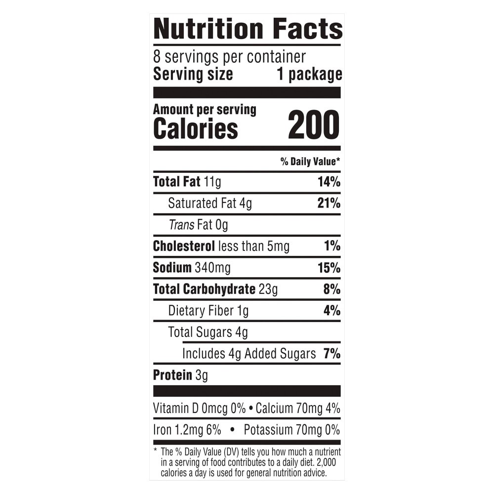 slide 2 of 5, Munchies Sandwich Crackers Doritos Nacho Cheese Flavored 1.38 Oz, 8 Count, 11.04 oz