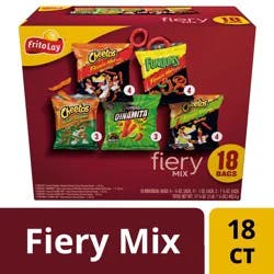 Frito-Lay Snacks Fiery Mix Variety Packs 17 3/8 Oz, 18 Count