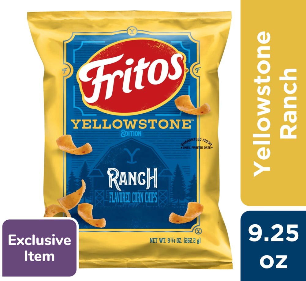 slide 3 of 4, Fritos Yellowstone Edition Ranch Corn Chips, 9.25 oz