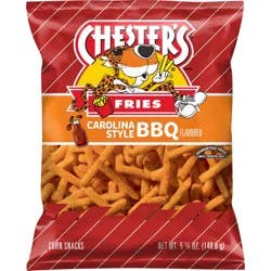 Chester's Fries Corn Snacks Carolina Style BBQ Flavored 5 1/4 Oz