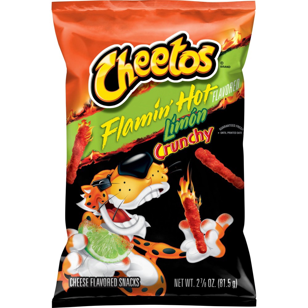 slide 2 of 2, Cheetos Flamin Hot Limon Single, 2.87 oz