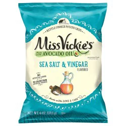 Miss Vickie's Kettle Cooked Sea Salt & Vinegar Flavored Potato Chips