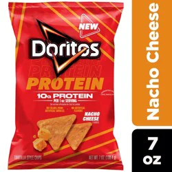 Doritos® Protein Nacho Cheese Tortilla Chips, 7 oz