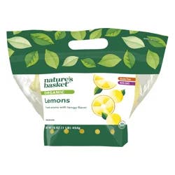 Nature's Basket Lemons, Organic