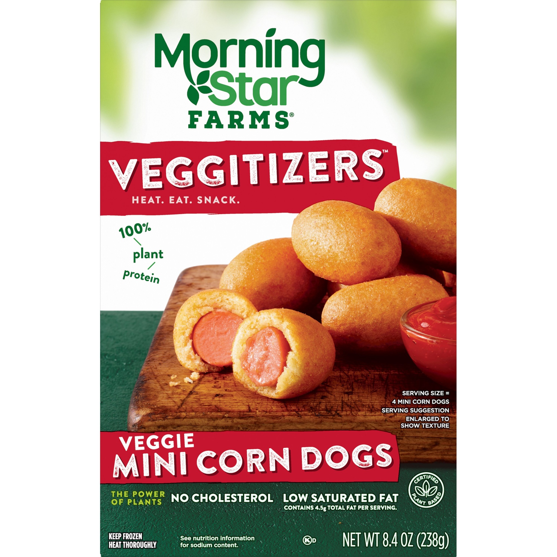 slide 4 of 7, MorningStar Farms Veggie Mini Corn Dogs, 8.4 oz