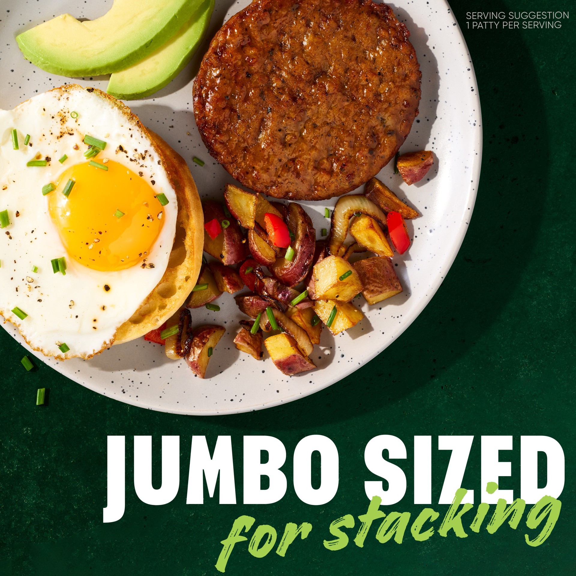slide 3 of 5, MorningStar Farms Plant Based Jumbo Sausage Patties, Vegan Meat, 6 Count, 11.8 oz