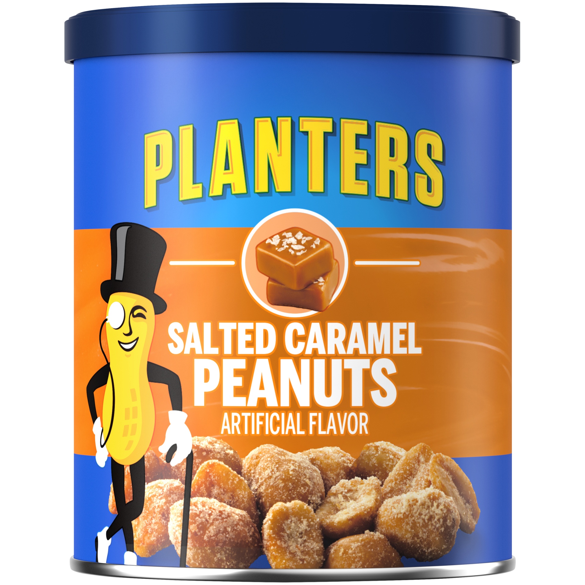 slide 6 of 7, Planters Salted Caramel Peanuts, 6 oz Canister, 6 oz