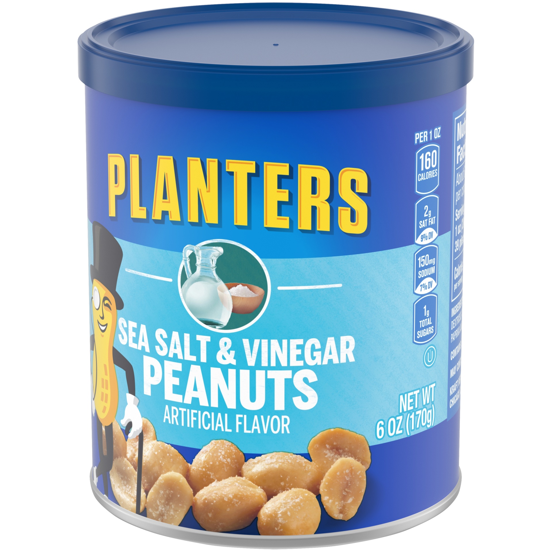 slide 3 of 6, Planters Sea Salt & Vinegar Peanuts 6 oz, 6 oz