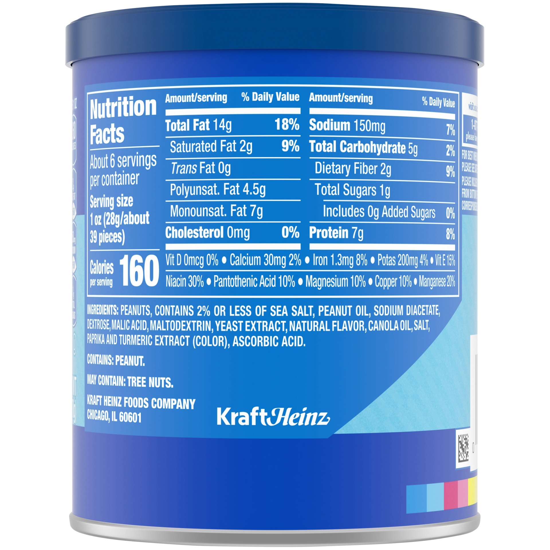 slide 6 of 6, Planters Sea Salt & Vinegar Peanuts 6 oz, 6 oz