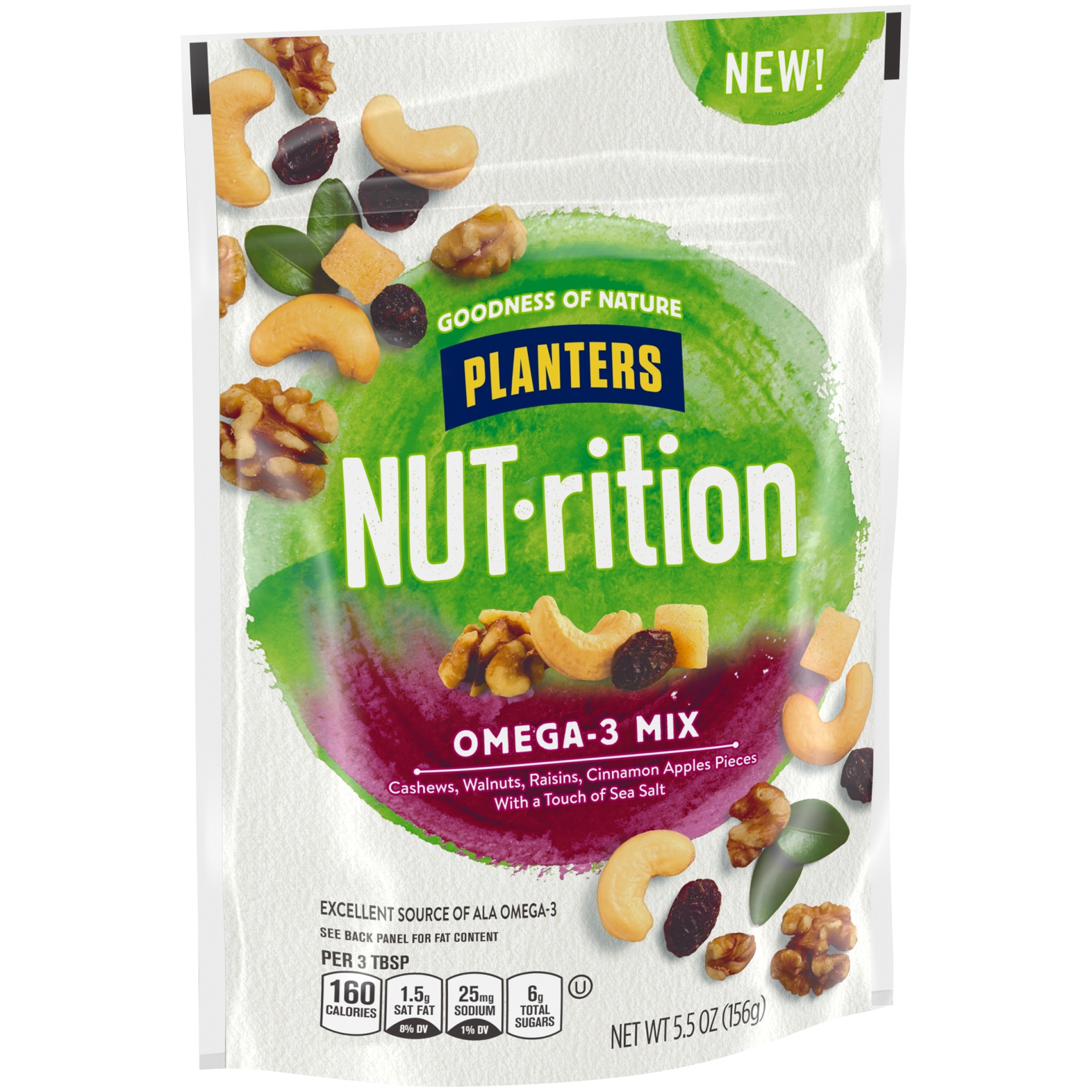 slide 5 of 7, Nut-rition Nut-rition Omega - 3 Mix 5.5 oz, 5.5 oz