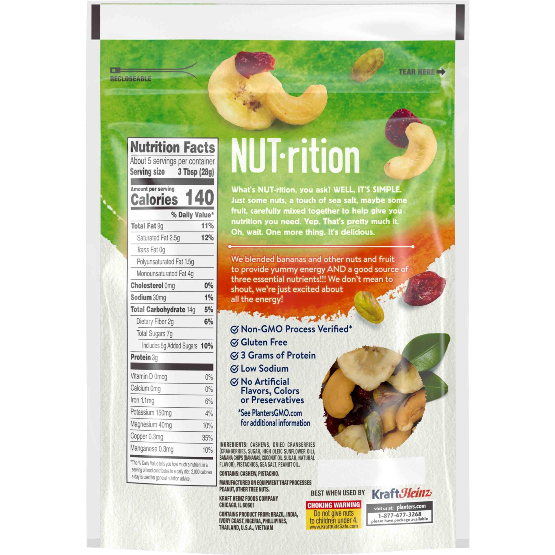 Planters NUTrition Energy Nut Mix 5.5 oz Shipt