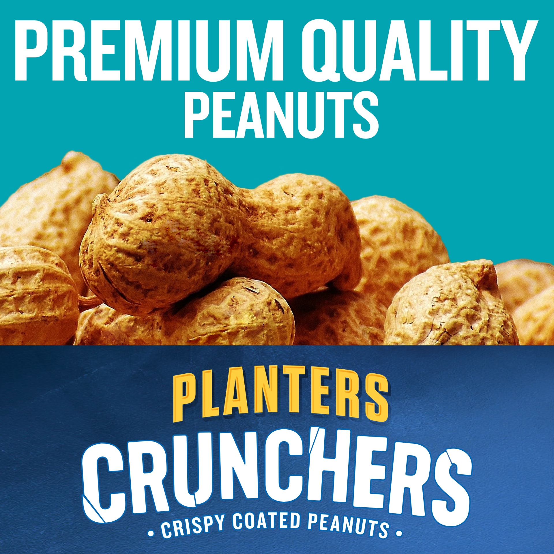 slide 6 of 10, Planters Crunchers Sea Salt & Black Pepper Crispy Coated Peanuts, 7 oz