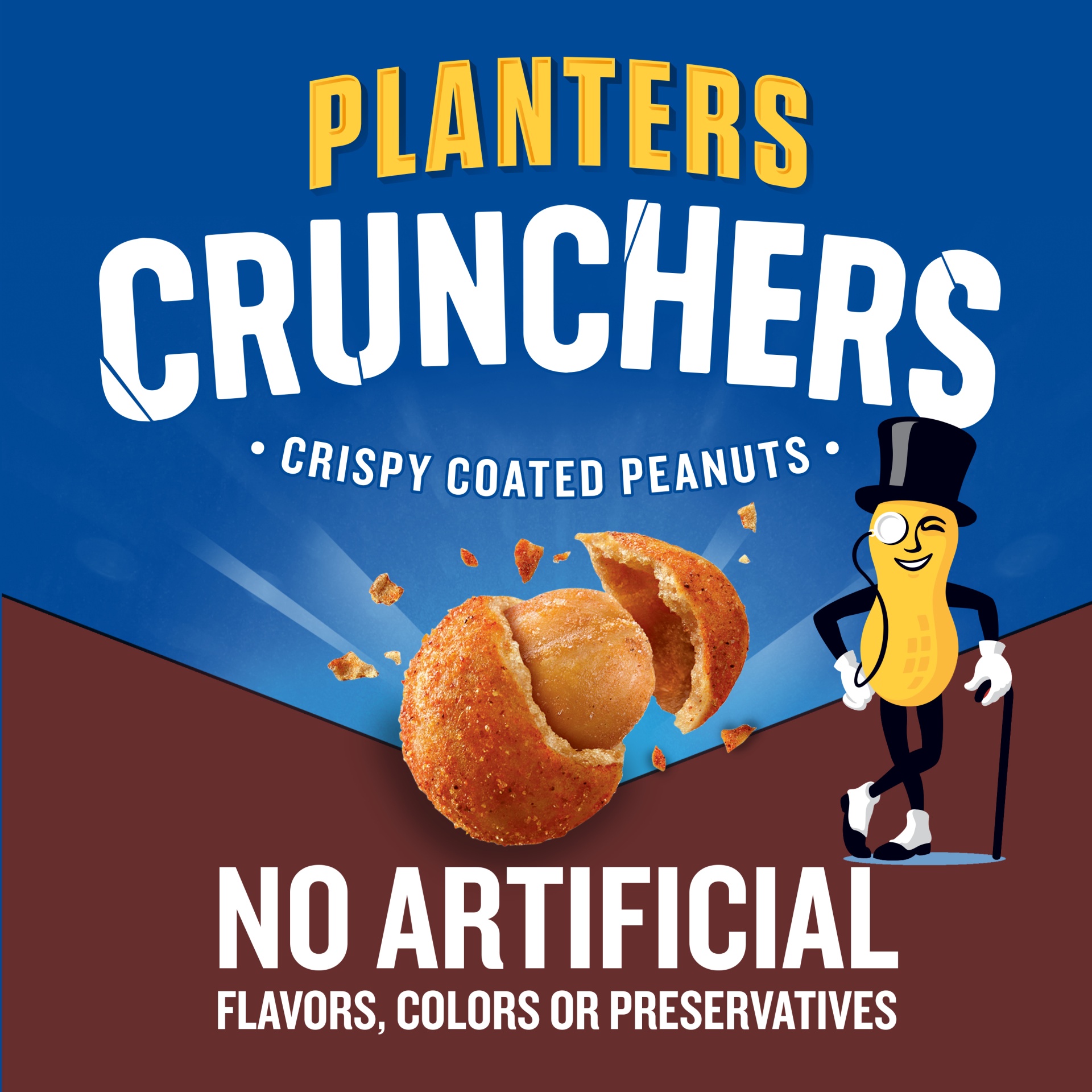 slide 7 of 10, Planters Crunchers Mesquite Barbecue Crispy Coated Peanuts, 7 oz