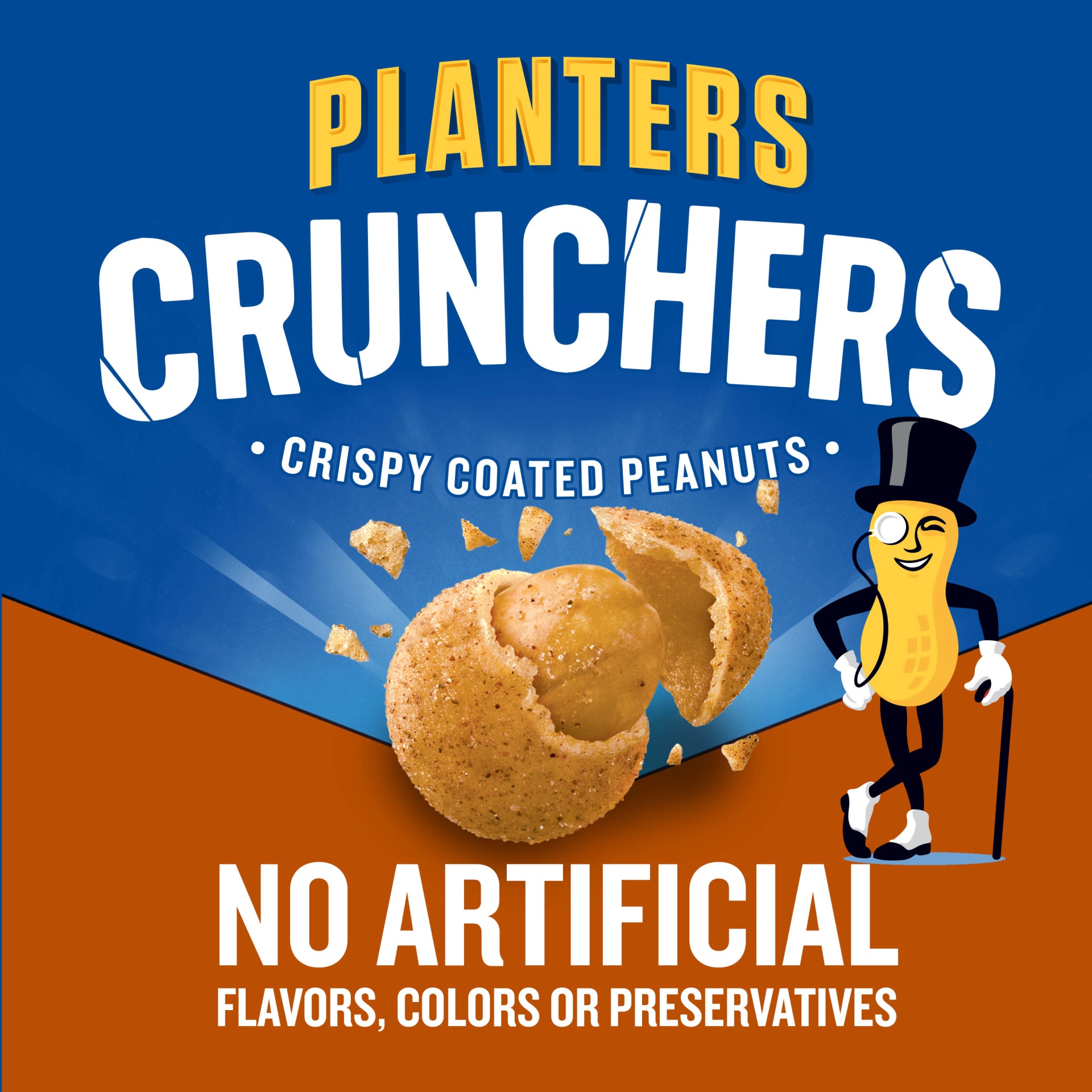 slide 3 of 10, Planters Crunchers Cinnamon Brown Sugar Crispy Coated Peanuts, 7 oz